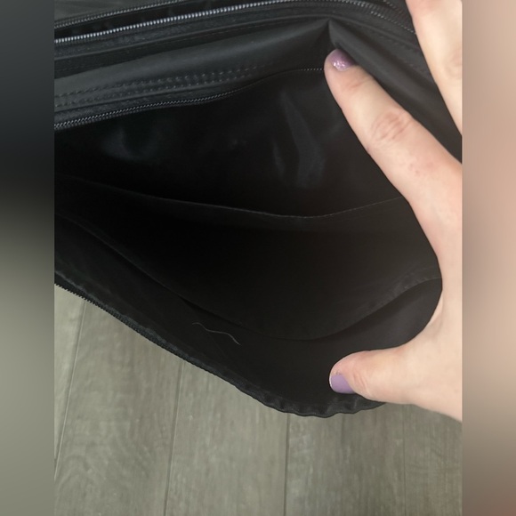 ESPRIT Messenger Bag laptop bag Black Nylon Purse Adjustable Strap NWT unisex - Picture 5 of 8